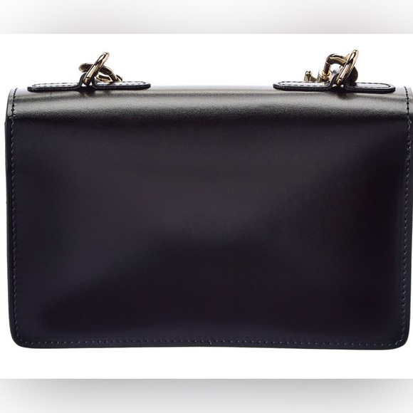 SOLD Valentino Black Mabel Robe Leather Bag NWT - Picture 5 of 7